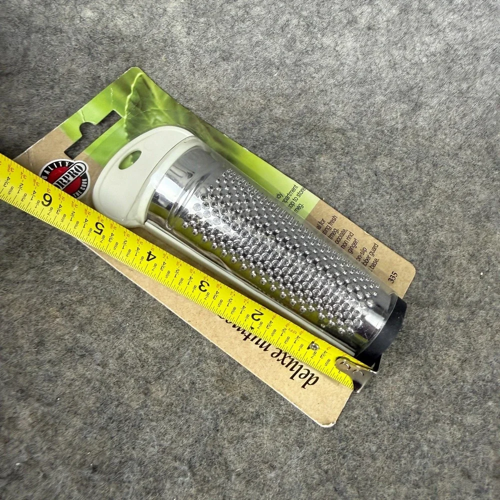 New Nutmeg Lemon‎ Choclate Garlic Cheese Ginger Small Fresh Zester Grater Deluxe